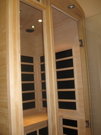 Dry far - infrared sauna available
